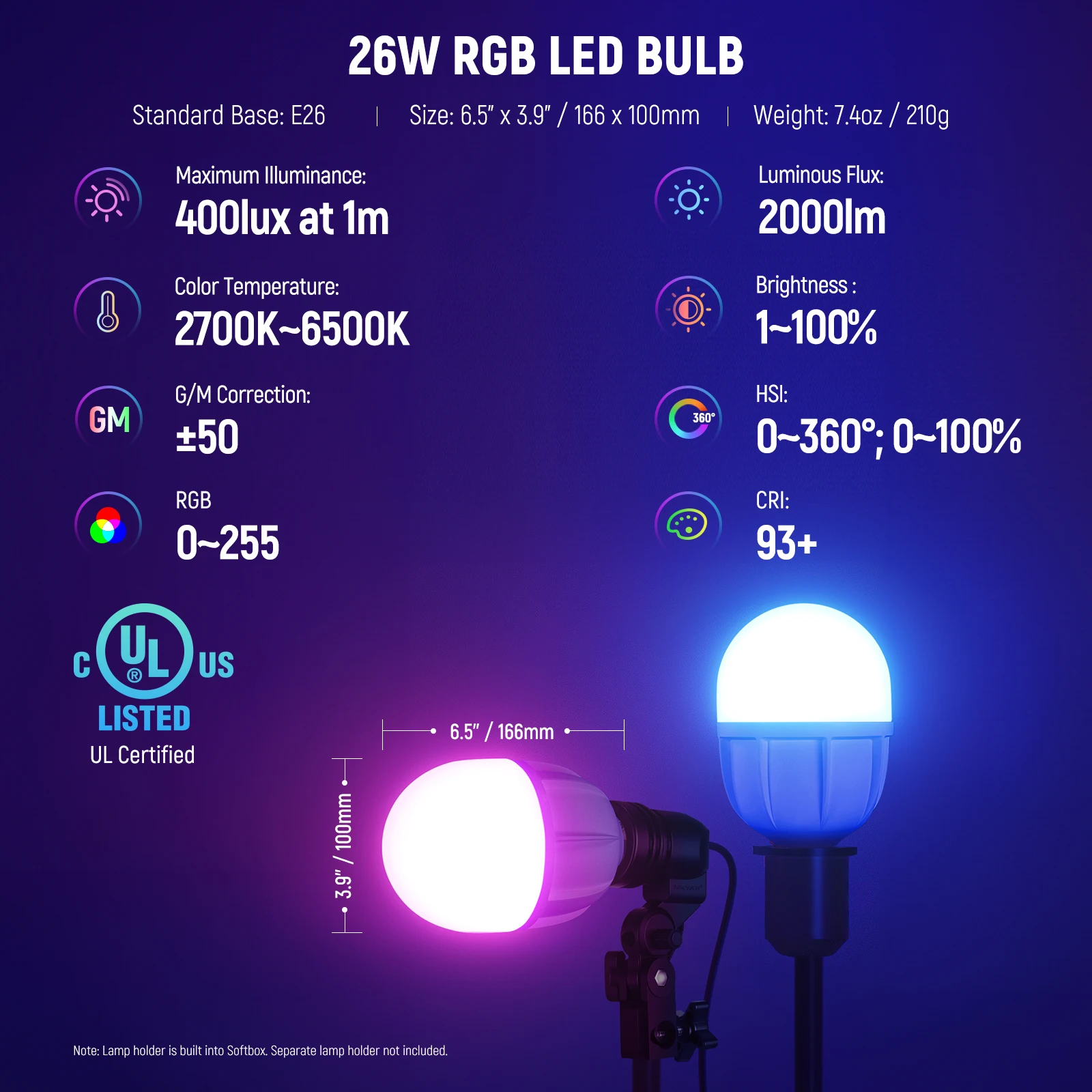 NEEWER RGB Softbox Lighting Ki - Photography Lighting App 评论和价格