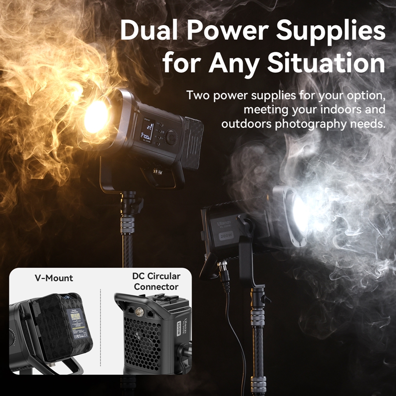 Ulanzi VL-200Bi 200W Bi-Color  - Photography Lighting App 评论和价格
