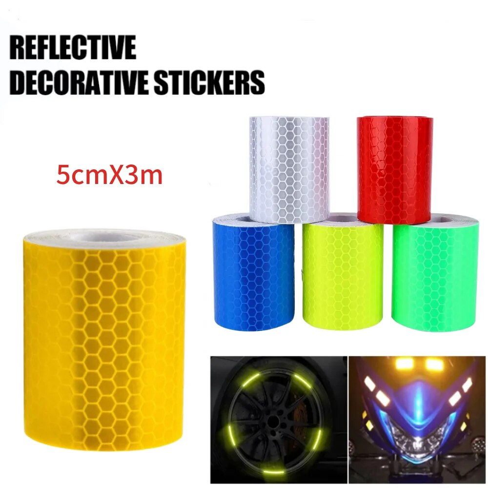 Reflective Warning Tape 5cm*3m - Photography Lighting Grid 评论和价格