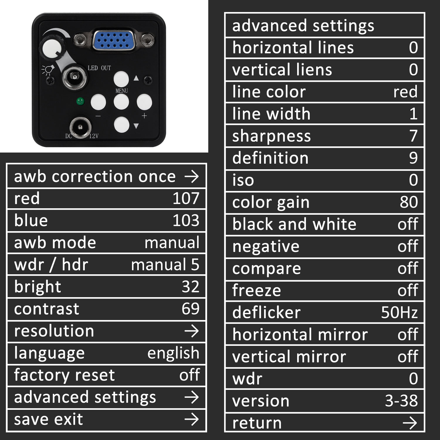 13MP VGA Video Microscope Came - Photography Lighting 评论和价格
